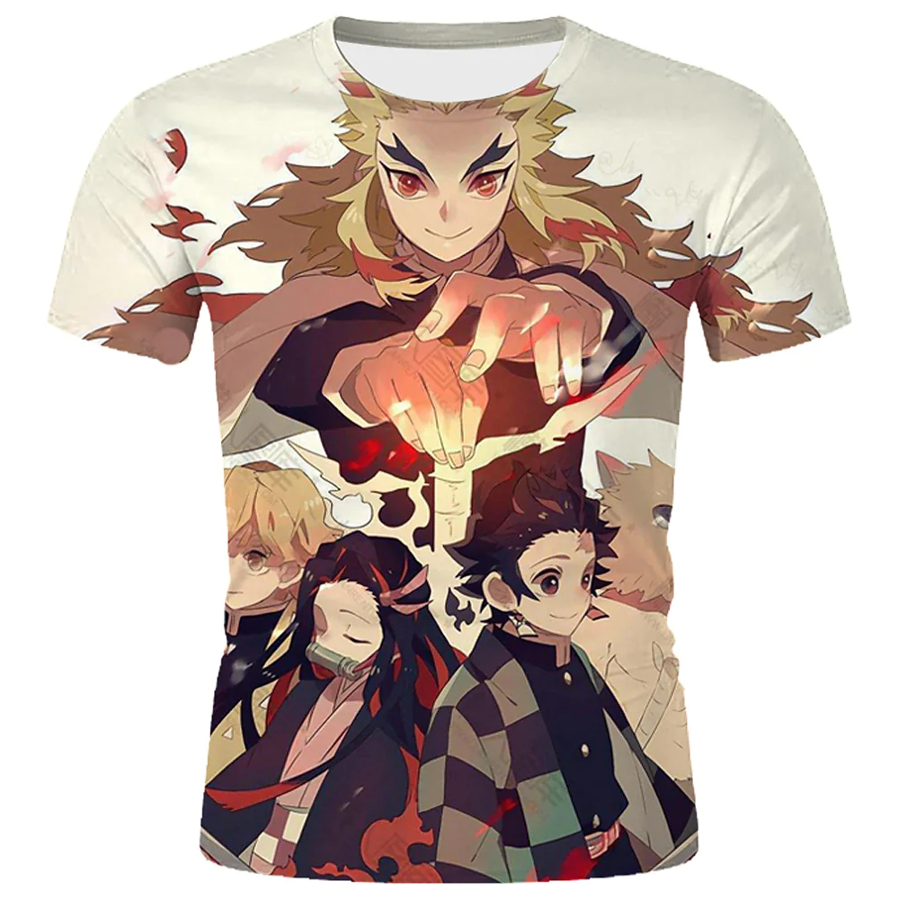 MEN'S TEE 3D ANIME PRINT GRAPHIC 3D TEE