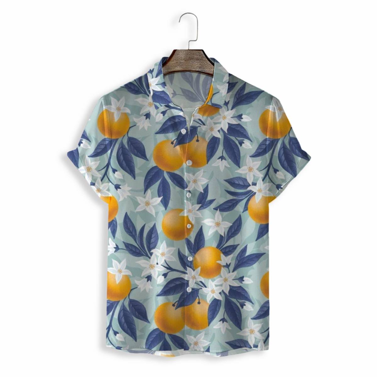 MEN SHIRTS CASUAL SHORT SLEEVE WITH PRINT