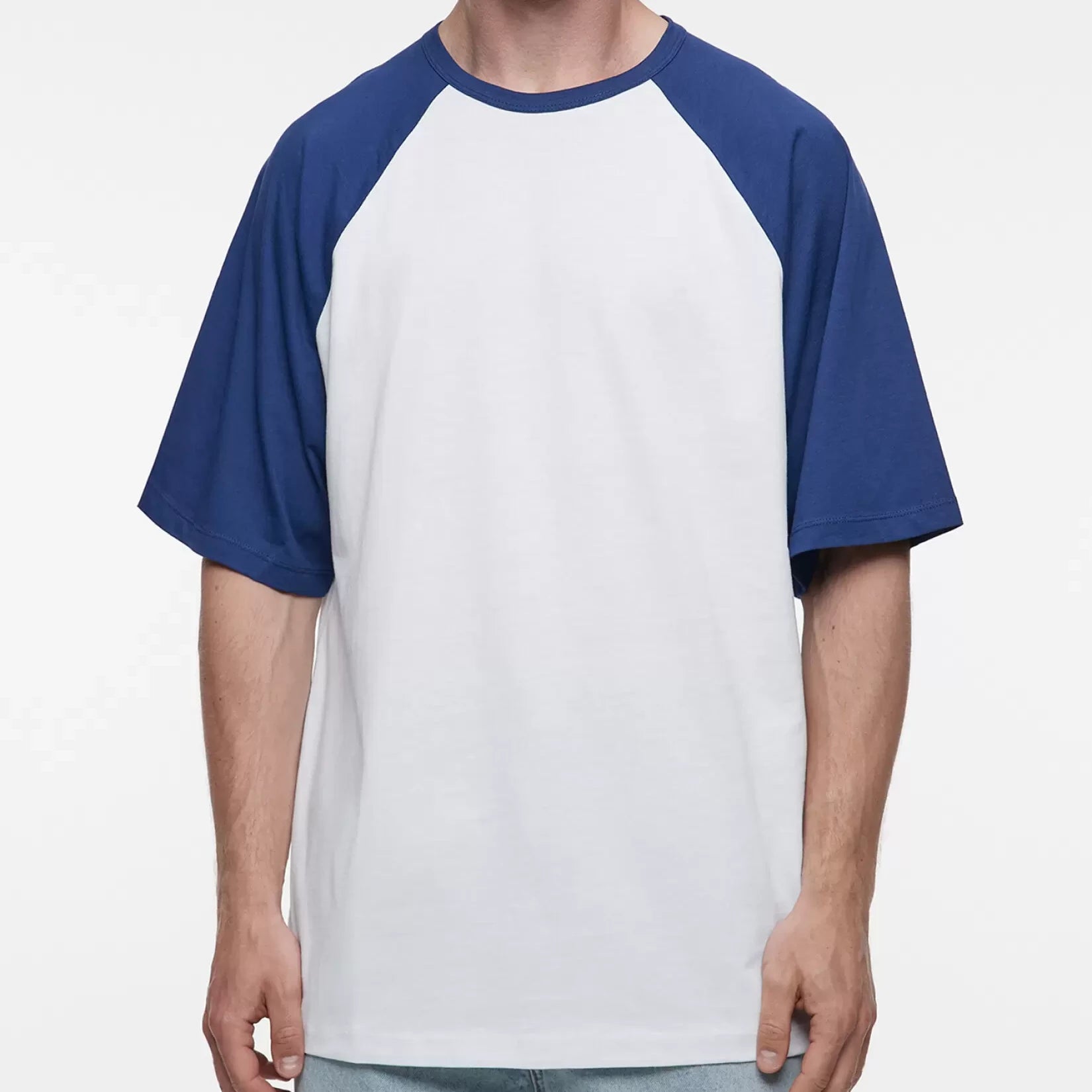 MEN ROUND NECK RALGAN TEE BLANK TEE