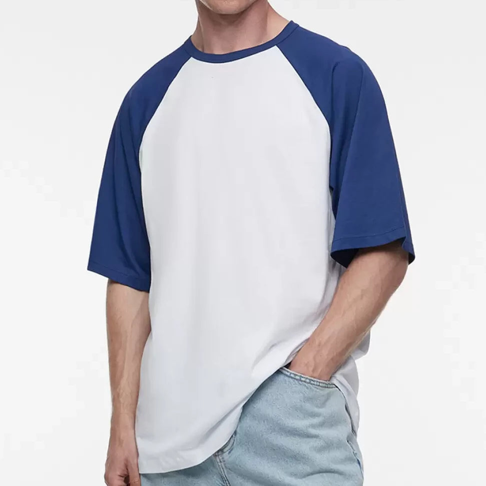 MEN ROUND NECK RALGAN TEE BLANK TEE