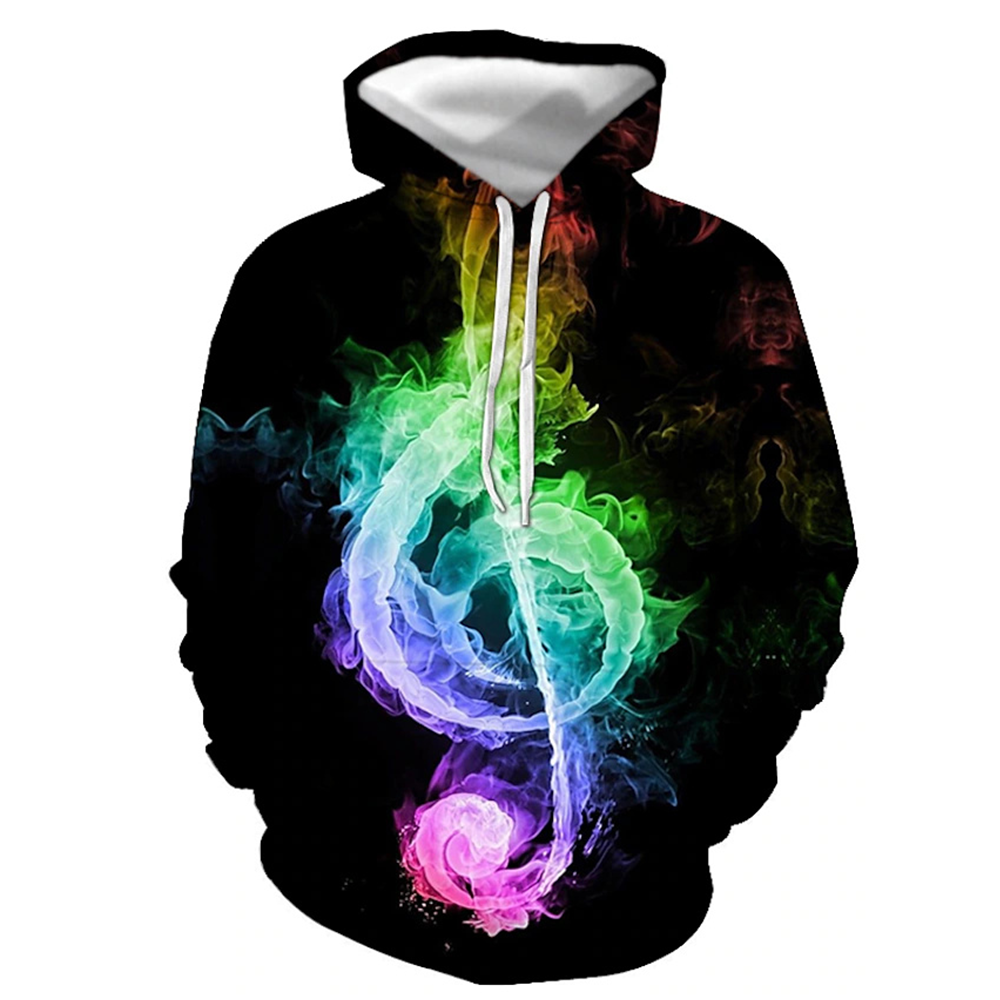 3D Print Hoodie with Colorful Note