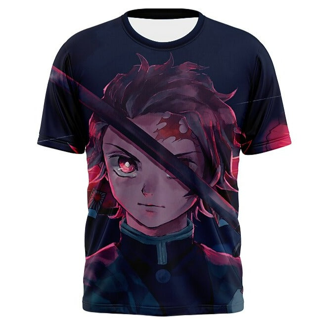 MEN'S TEE 3D ANIME PRINT GRAPHIC 3D TEE