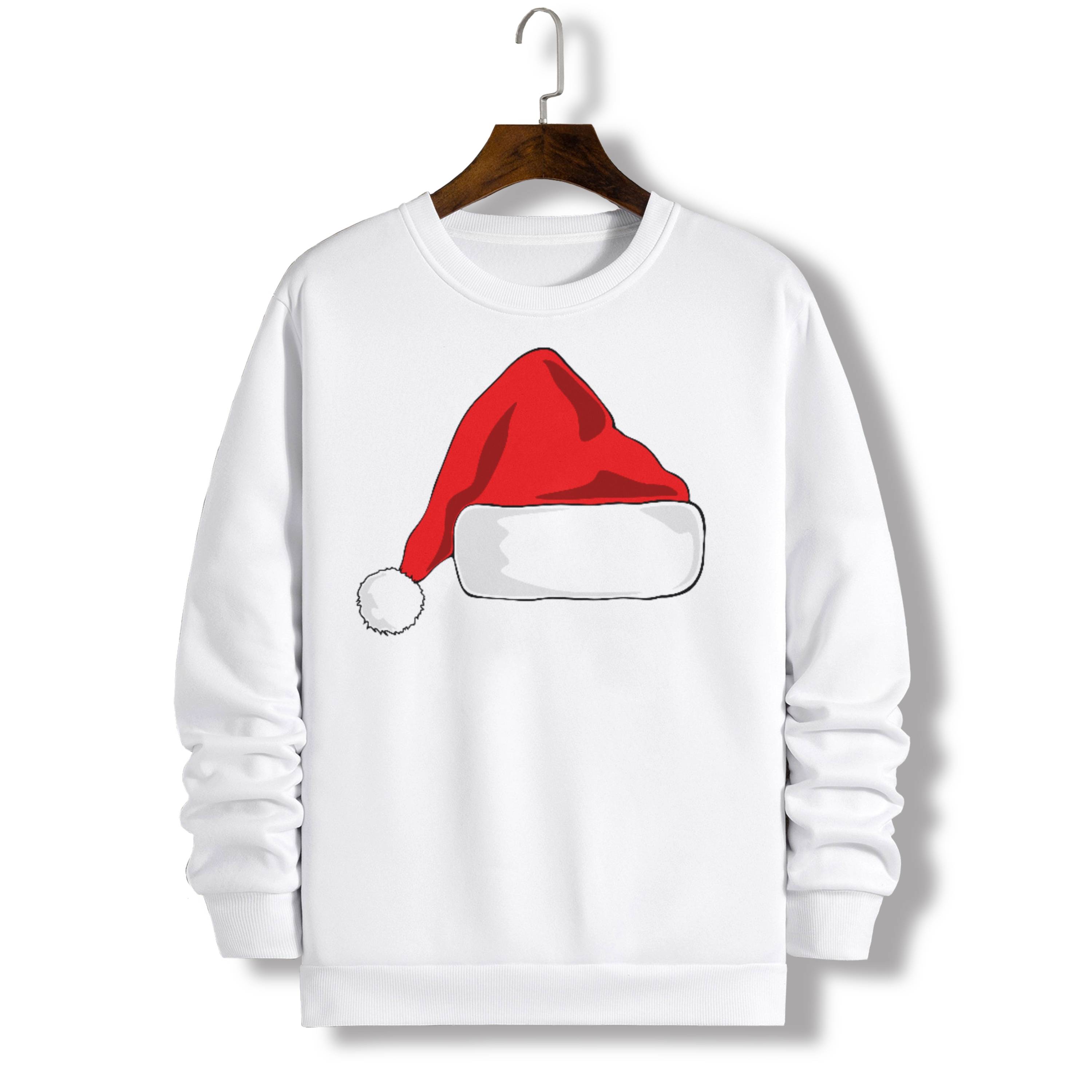 GRAPHIC PRINTED SWEATSHIRT WITH CHRISTMAS PRINT