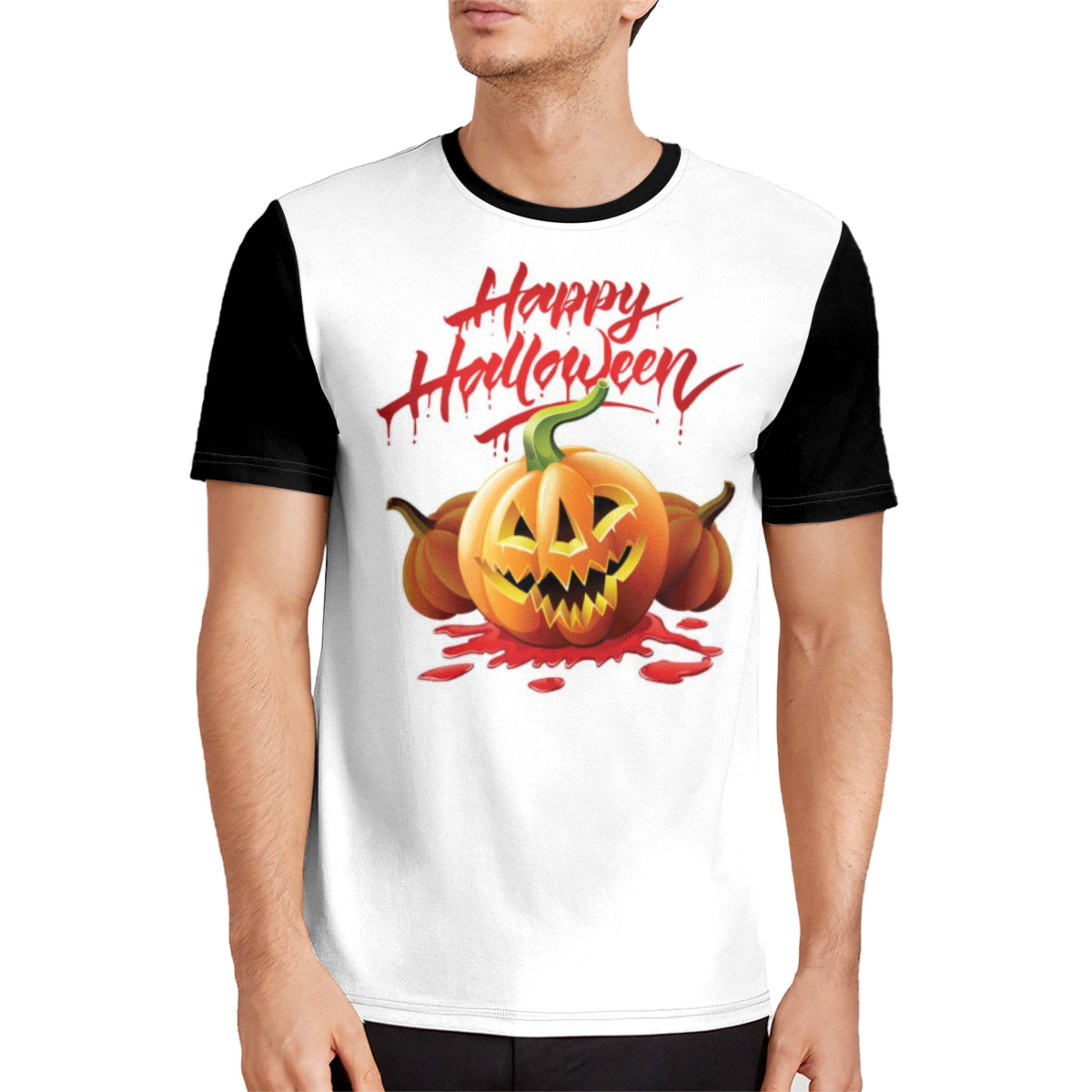 MEN'S TEE 3D HALLOWEEN PRINT GRAPHIC 3D TEE