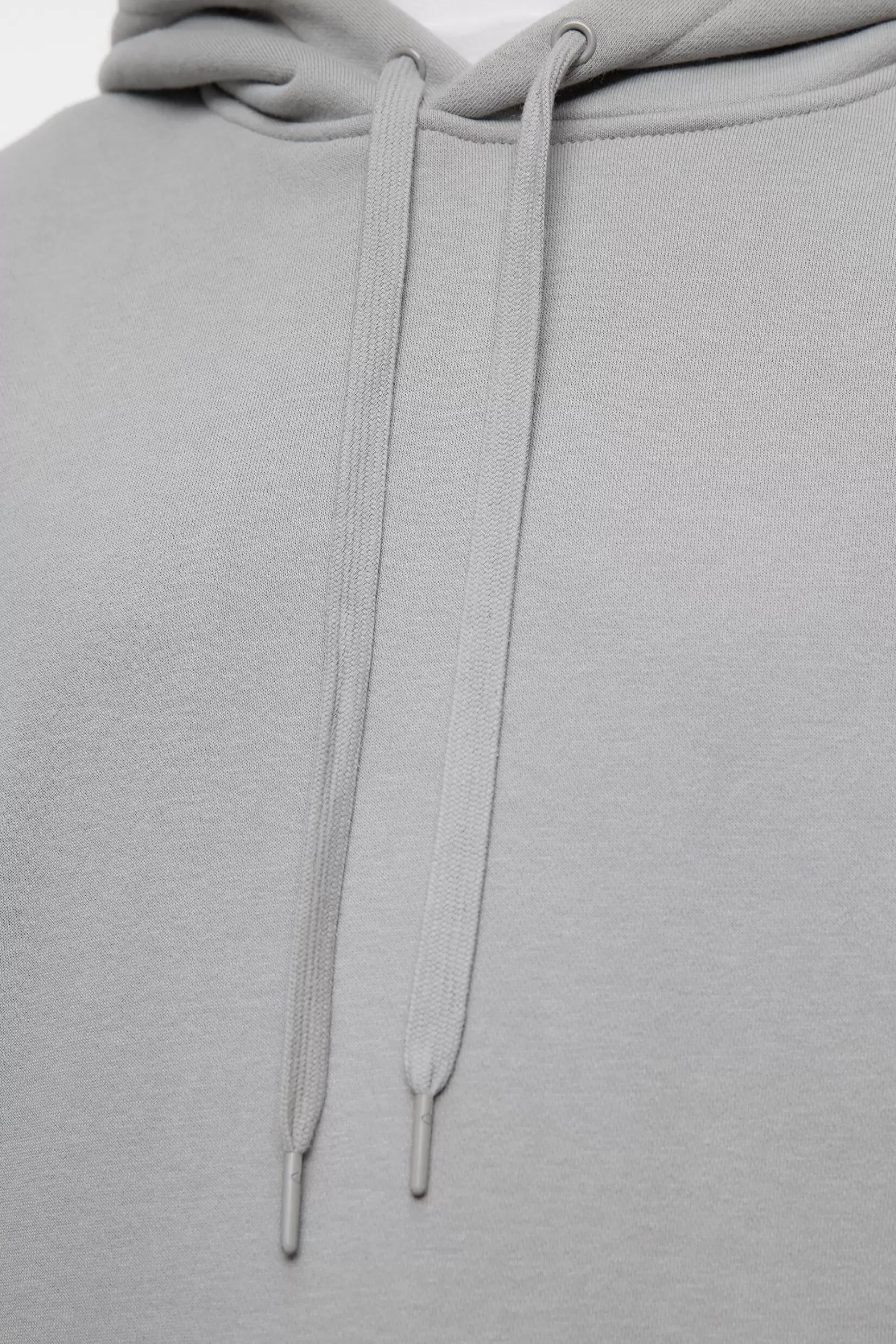 MEN ROUND NECK KANGAROO POCKET DRAWSTRING OVERHEAD HOODIE