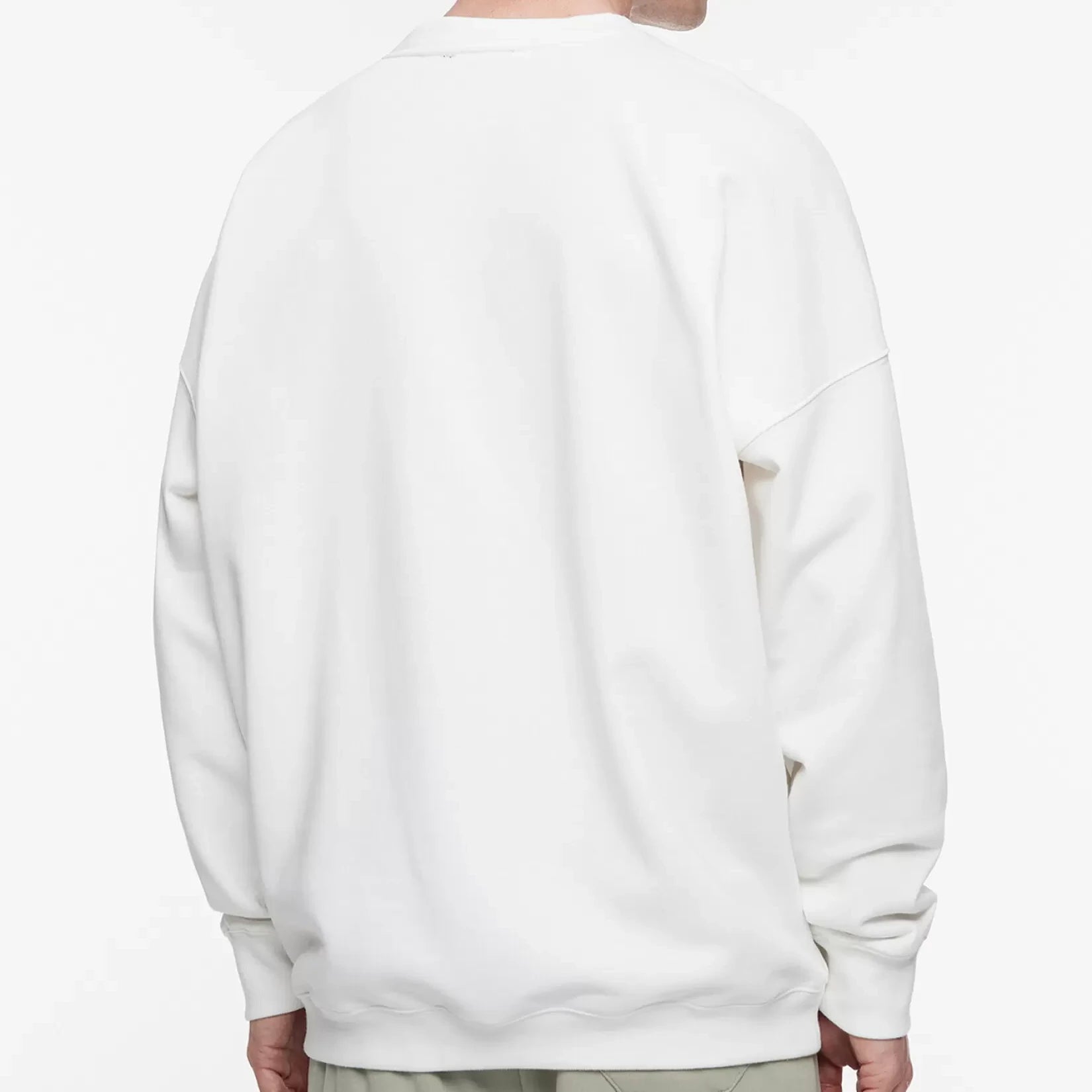 MEN ROUND NECK DROP SHOULDER SWEATSHIRT