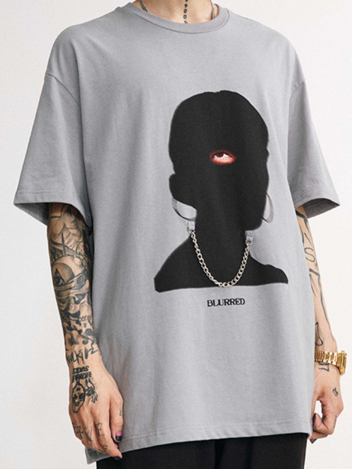 Oversized Portrait Print Tee