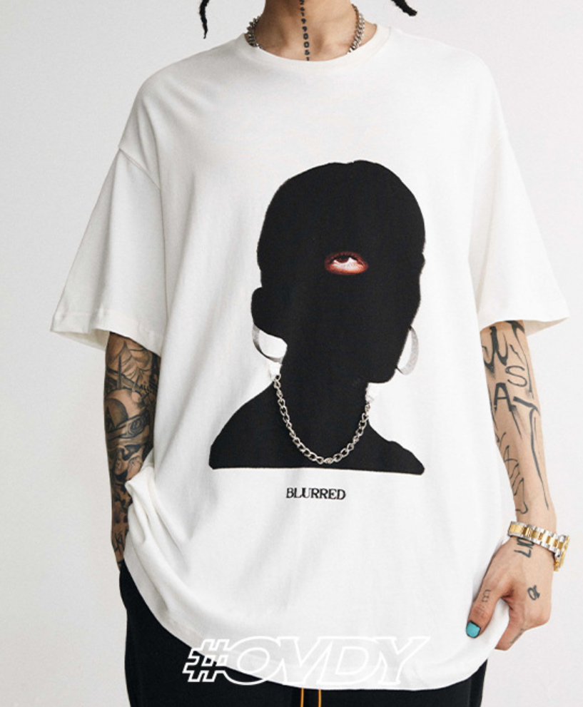 Oversized Portrait Print Tee