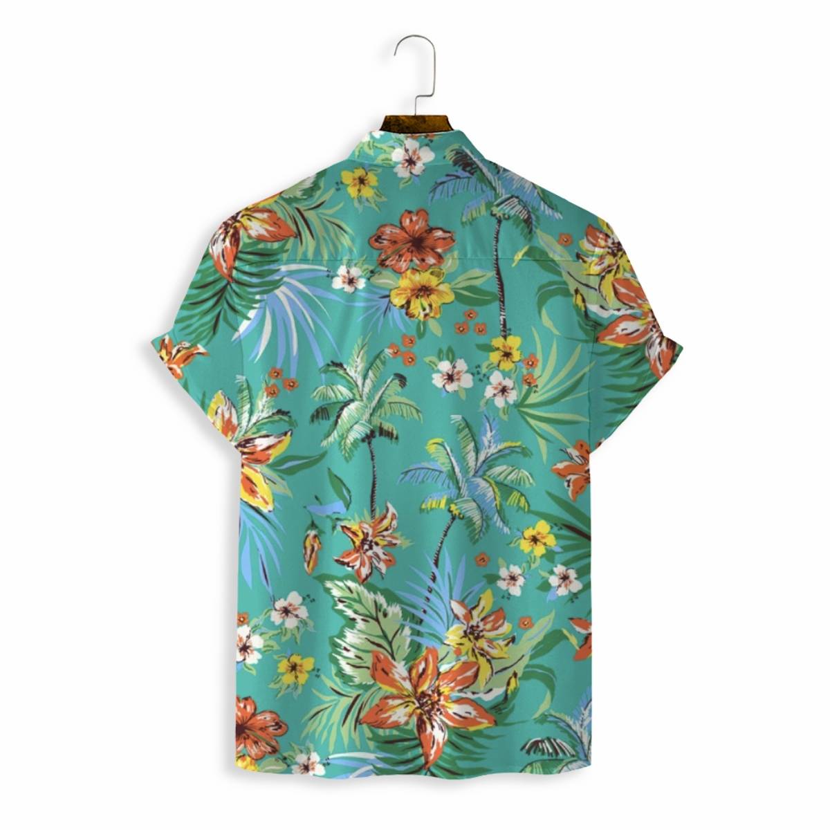 Men Shirts Casual Short Sleeve with Print