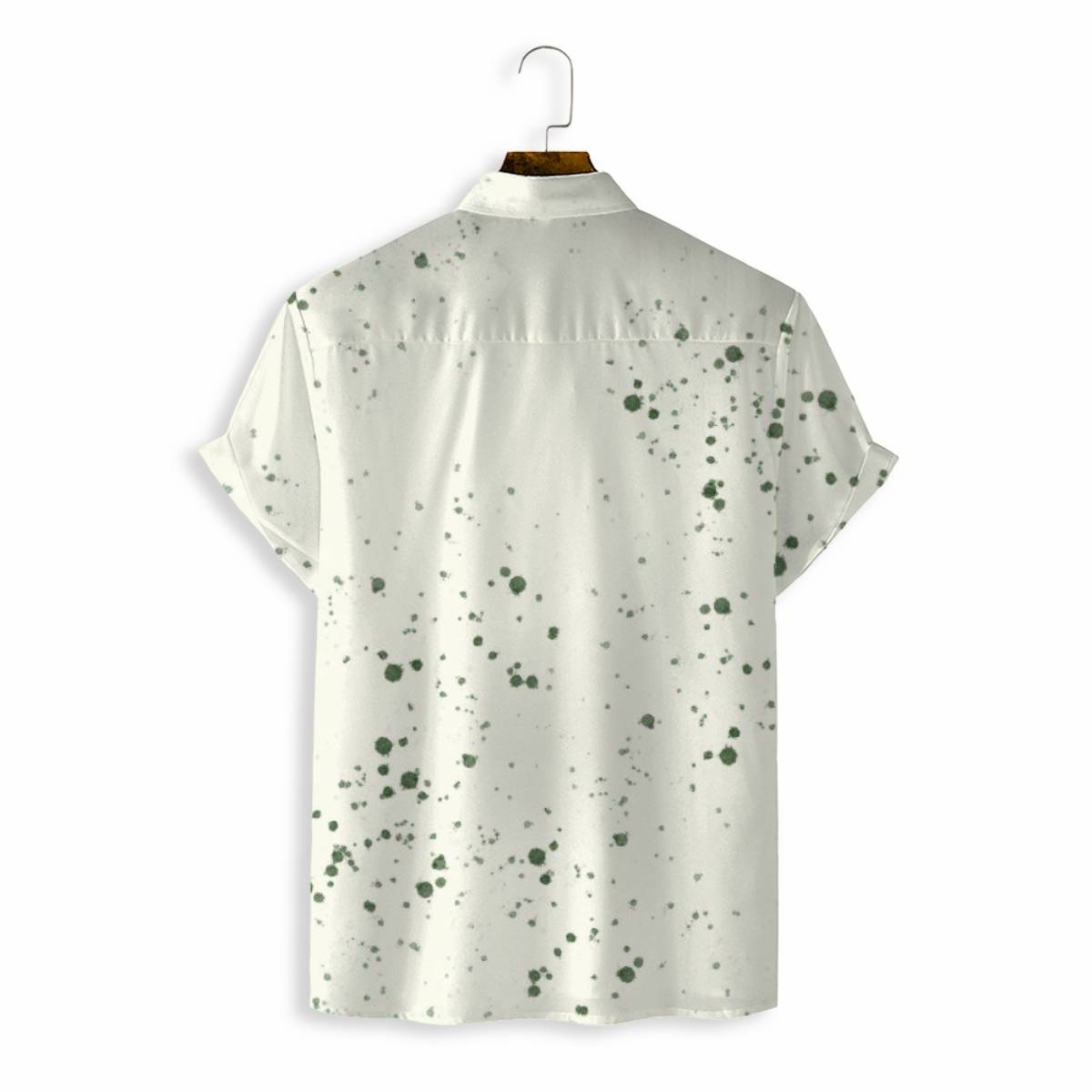 Men Shirts Casual Short Sleeve with Print