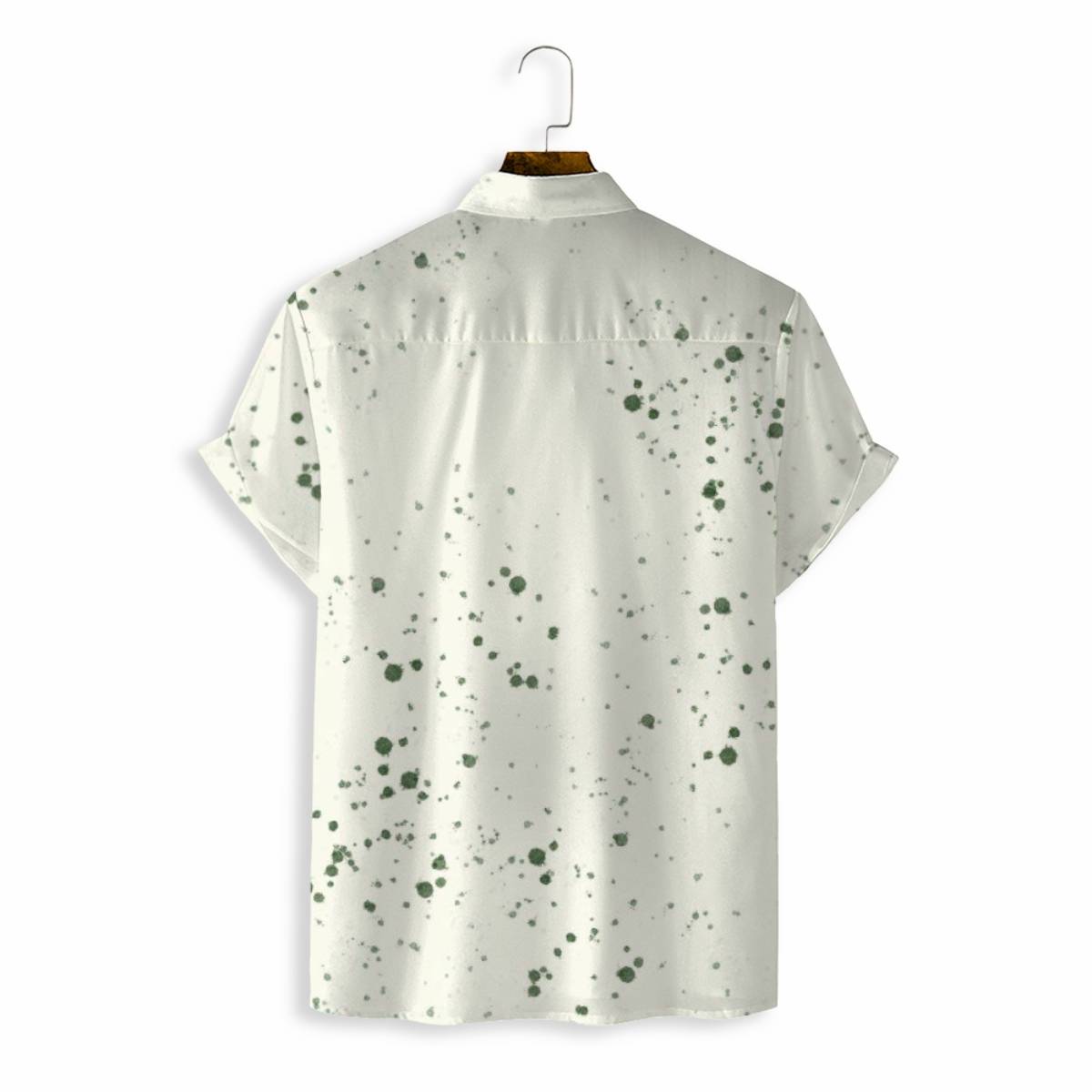 Men Shirts Casual Short Sleeve with Print