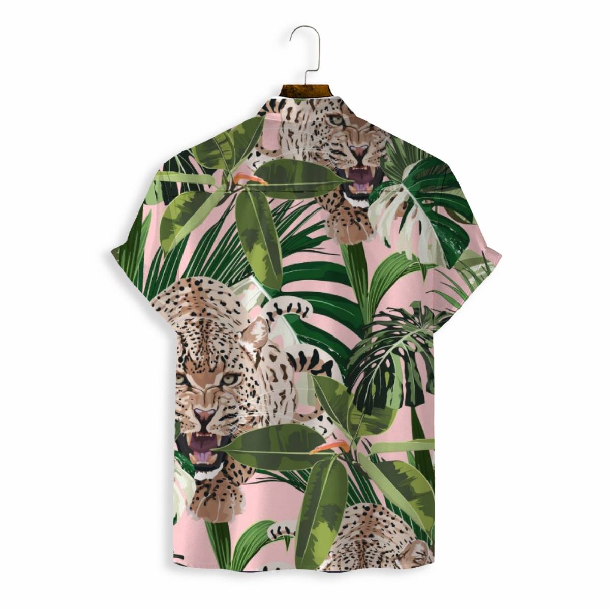 Men Shirts Casual Short Sleeve with Print