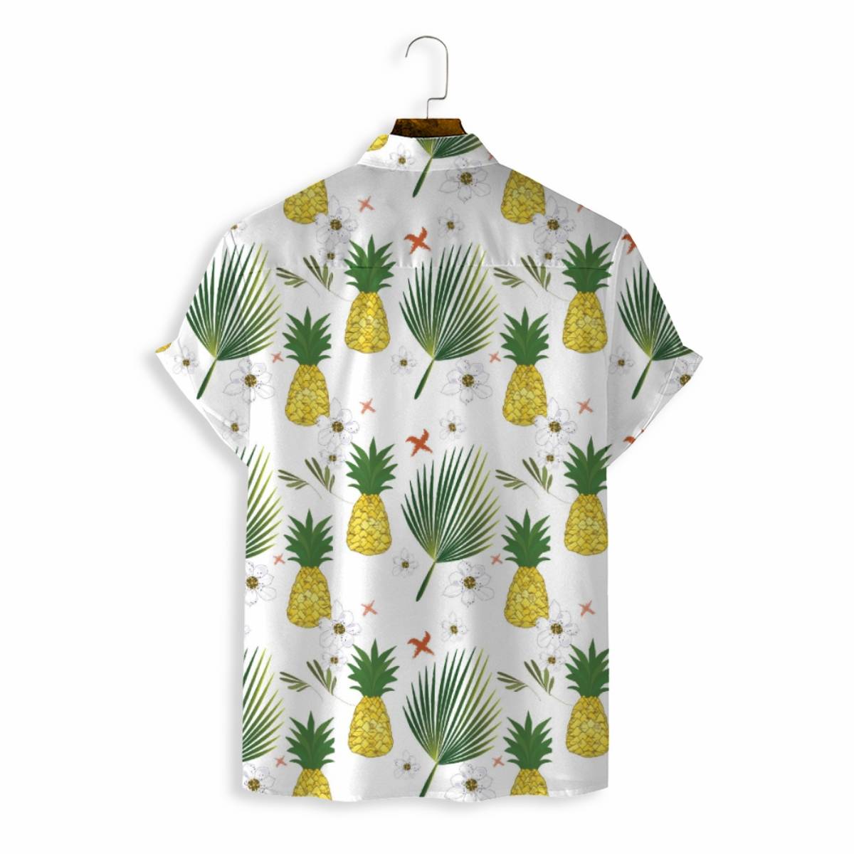 Men Shirts Casual Short Sleeve with Print