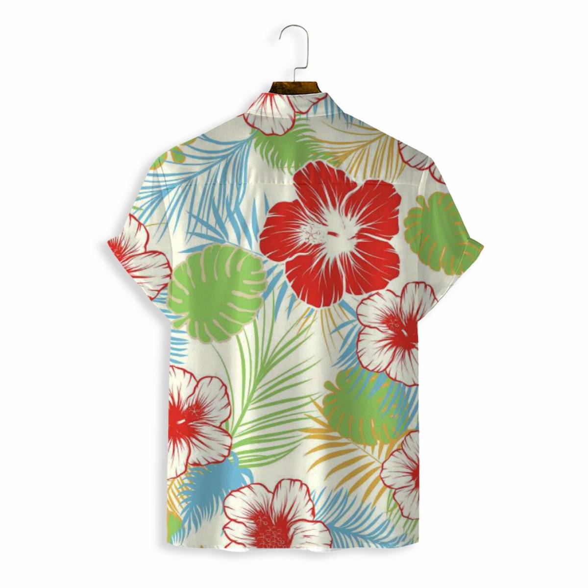 Men Shirts Casual Short Sleeve with Print