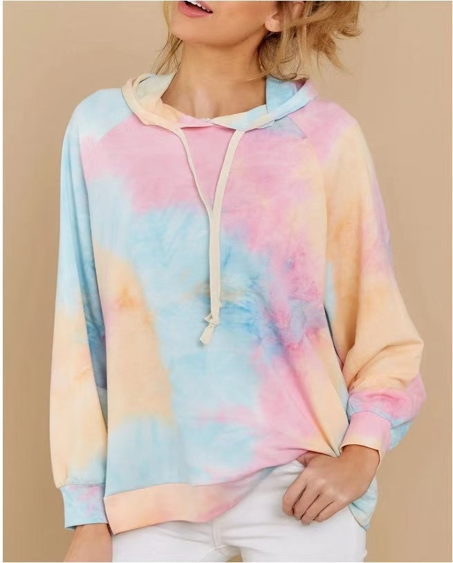 All Season Rainbow Tie Dye Hoodies