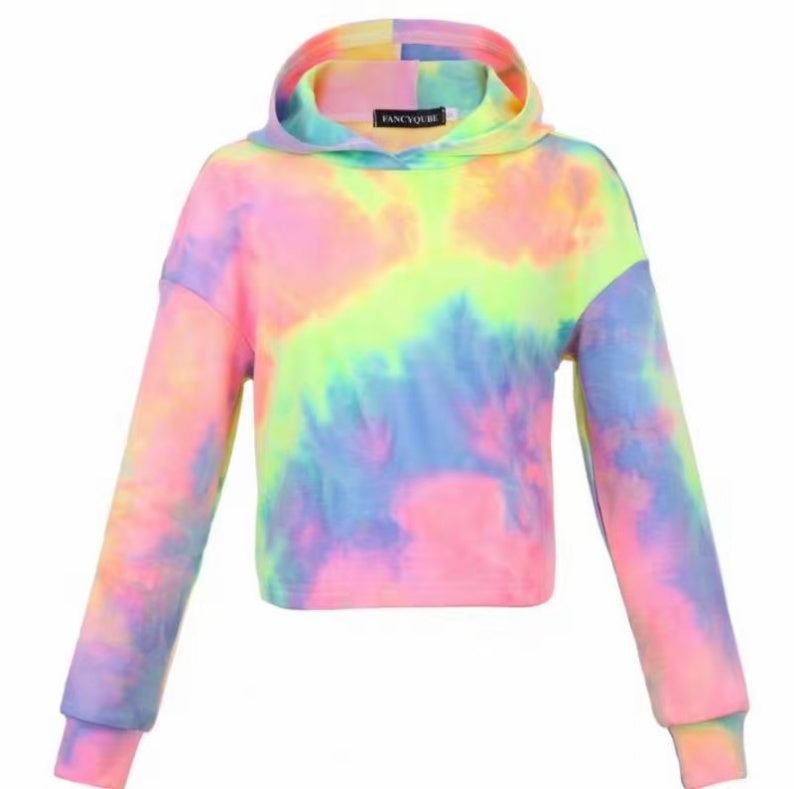 All Season Rainbow Tie Dye Hoodies