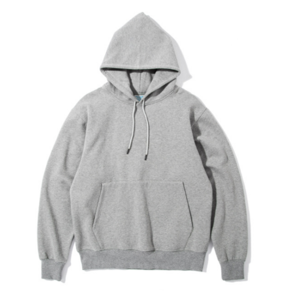 MEN All Season Overhead Regular Fit ROUND NECK Hoodie in Grey