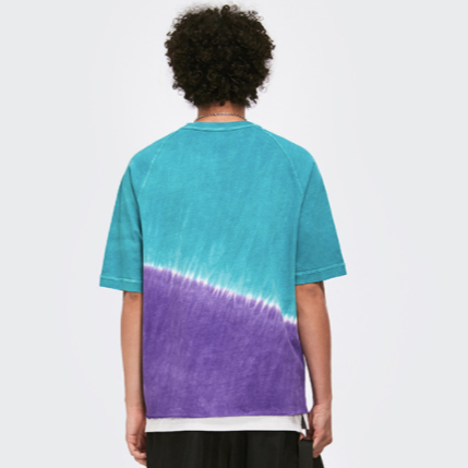 Blue/Violet Tie Dye Tee