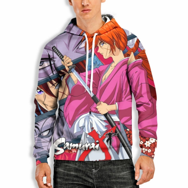 3D Print Hoodie with Anime Series Print