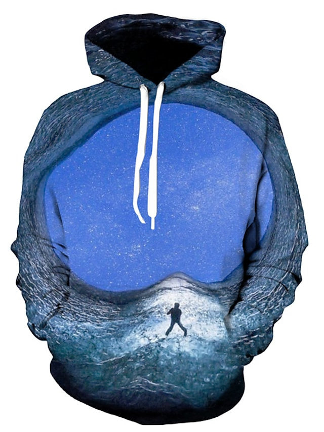 3D Print Hoodies with Scenery Print