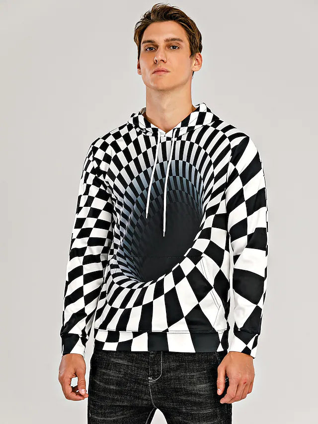 3D Print Hoodies with Checkerboard Print