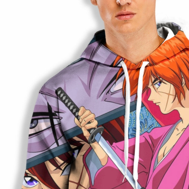 3D Print Hoodie with Anime Series Print