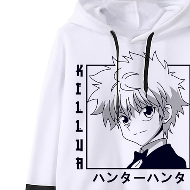 Graphic Printed Hoodies with Anime Logo