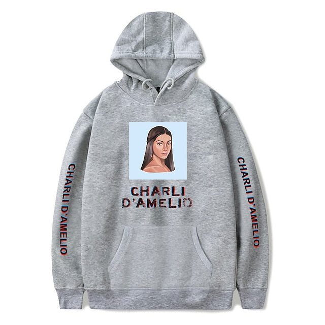 Graphic Printed Hoodies with Girl's Avatar