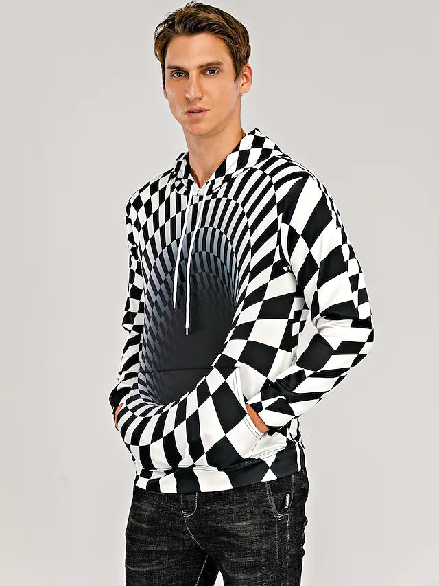 3D Print Hoodies with Checkerboard Print