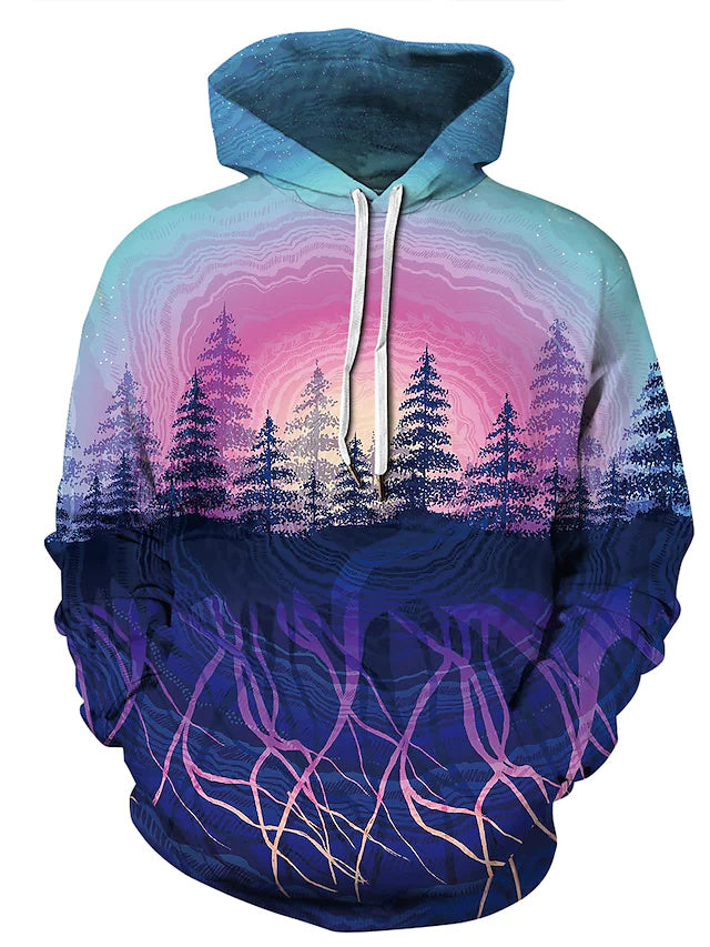 3D Print Hoodie with Novelty Graphic Ink