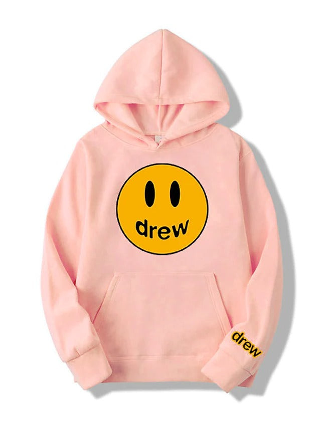 Graphic Printed Hoodies with Yellow Face